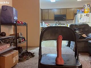 feeling every thick inch of this eight-inch vibrating dildo stretch me wide, waves of pure ecstasy crashing over me