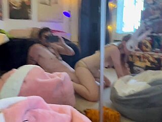she flips on the big black cock slut machine and rides that monster pov
