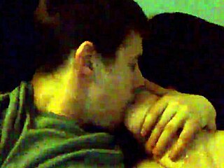 Homemade couple's intense blowjob—how deep does she go?