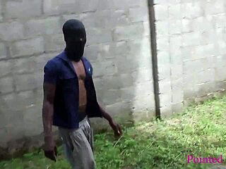 Thick ass Cherry pounded outdoors by two boys in unfinished building!