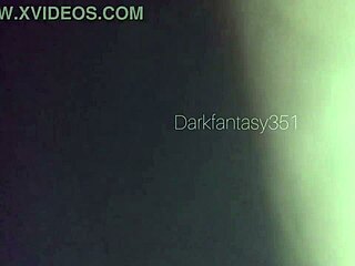 Darkfantasy bends over slamming her big ass back in homemade doggystyle action