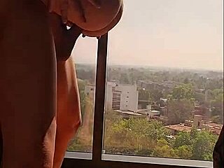 Skinny Mexican wife cuckolds hubby with my cock in swinger hotel