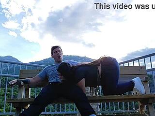 SUCKING STRANGER'S COCK HIGH ON MOUNTAIN – CAN YOU HANDLE THIS VIEW?!