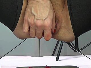Milf Inserts Strawberry Deep in Her Big Beautiful Vagina