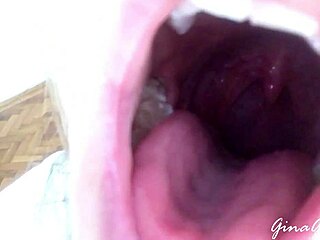 Tongue and saliva drive my deep throat fetish wild with young blonde!
