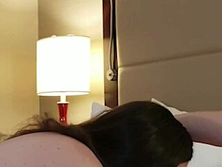 her fat tits bounce wildly sucking that huge cock nonstop