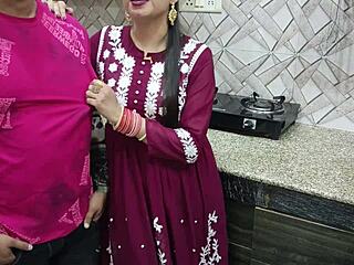 indian bhabhi gets kitchen fucked hard by devar 😈 cumshot doggystyle madness 🔥
