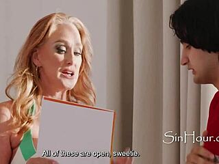 i skipped college to pound curvy blonde stepmom wendy raine. young elias cash rides her hard