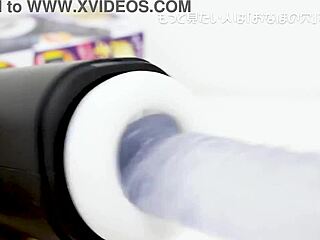 handjob toy machine pistons blast thick cum in doctor's wild lab experiment
