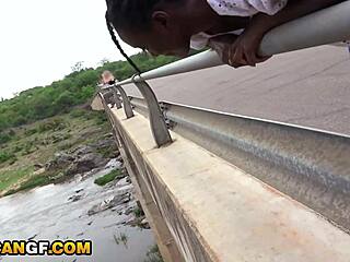 ever wonder how cute ebony takes big white cock public park?