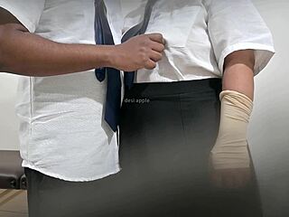 curious students sneak away for secret heated sex session