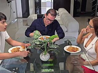 i cut deal with stepson fuck my latina milf wife so he keeps quiet from trans girlfriend