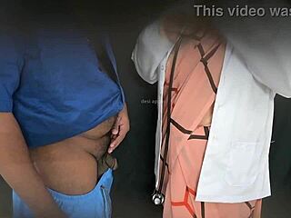 the horny doctor can't resist fucking his eager patient in hospital