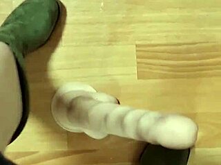 ELZA KOM'S CURVY BLONDE BODY RIPPED OPEN FOR DILDO TOY PLAY AND ANAL FISTING DOMINATION