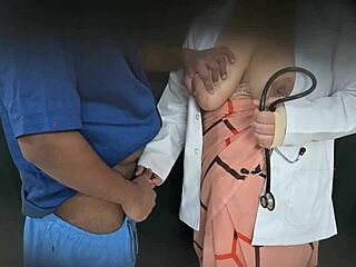 the horny doctor can't resist fucking his eager patient in hospital