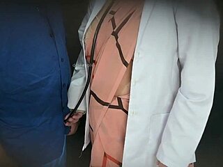 the horny doctor can't resist fucking his eager patient in hospital