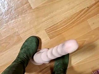 ELZA KOM'S CURVY BLONDE BODY RIPPED OPEN FOR DILDO TOY PLAY AND ANAL FISTING DOMINATION