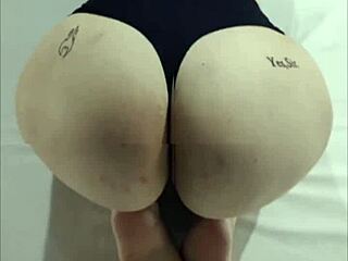 curvy latina wife goddess teases with hairy ass worship and feet