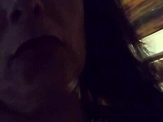 the sex goddess cleans her big natural pierced tits after messy toy play