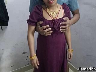 desi bhabhi aishwaryas big tits and ass bounce in hot velvet dress fuck