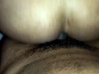 cute black slut cheats with huge cock ripping clothes for dripping anal creampie