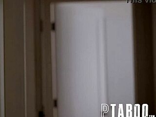rachel sneaks peek at tye's taboo past in petite african reality hidden cam