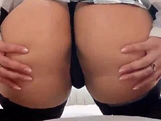 she dances like a tease hiding her naughtiest secrets underneath