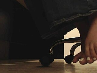 Sneaky Foot Boy Voyeurs Dirty Soles Crunching Toes