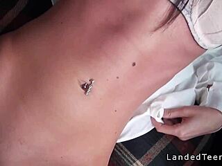 Sexy doctor fucks patient hard in car then outside on pov!