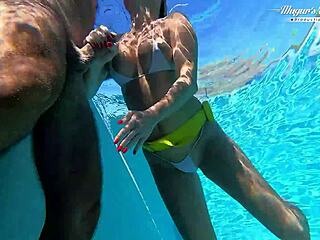 All Natural Milf Julia North Takes Underwater Pool Anal