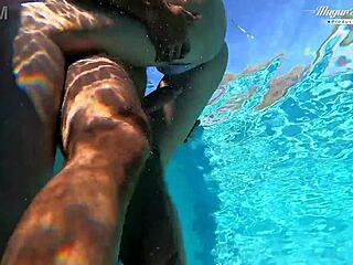 All Natural Milf Julia North Takes Underwater Pool Anal