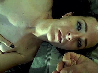 Intense POV Blowjob from Cute Brunette Babe Ends with Huge Facial Cumshot