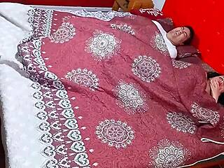 what happens when stepmom sneaks into stepson's bed for rough taboo sex?
