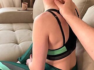 massage for friend's mom turns into hot russian sex talk