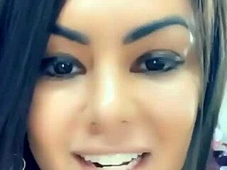 Queen Bee Brunette Wife in Sexy Lingerie Records Tanned Anal Creampie with Big Cock
