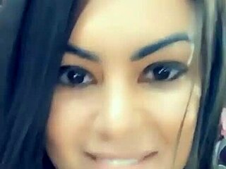 Queen Bee Brunette Wife in Sexy Lingerie Records Tanned Anal Creampie with Big Cock