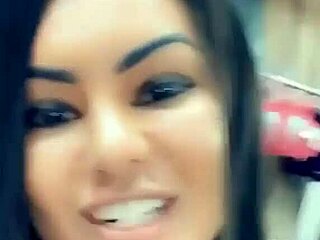 Queen Bee Brunette Wife in Sexy Lingerie Records Tanned Anal Creampie with Big Cock