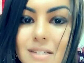 Queen Bee Brunette Wife in Sexy Lingerie Records Tanned Anal Creampie with Big Cock