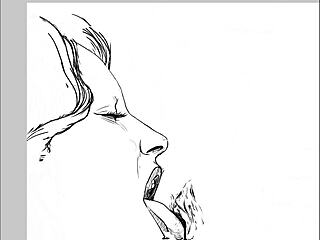 ffm threesome speed drawing unveils artist kramer krameroff's hidden strokes and curves