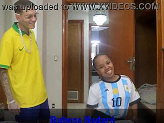 Argentinian Aninha's See-Through Ass Gifted After Brazil Loss Bent Over Doggystyle Anal