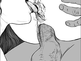 ffm threesome speed drawing unveils artist kramer krameroff's hidden strokes and curves