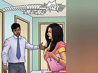 Savita bhabhi's juicy indian pussy leaks cum craving more rough cocks in erotic comic sex adventure