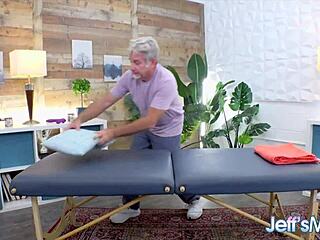 lacie smith fleshy bbw pussy toyed hard by masseur big natural tits