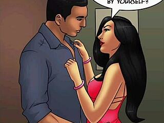 Savita bhabhi's juicy indian pussy leaks cum craving more rough cocks in erotic comic sex adventure