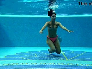 Hungarian Sazan Cheharda Teases Naked in Pool and Shower