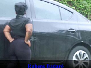 damn that thick cock... policial anazinha caught sucking it on street in red sheer