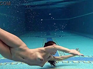 Hungarian Sazan Cheharda Teases Naked in Pool and Shower