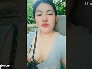 andrea and migz get curvy and fat in wild asian outdoor homemade fun