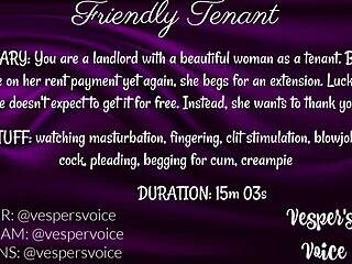 f4m tenant milf repays rent with sloppy blowjob then rides cock deep