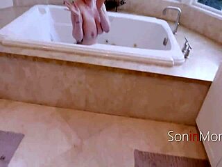 Sharing bathtub with stepmom gets tense as platonic vibes fade into taboo tension poolside